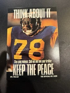 1991 Pro Set Think About It Jackie Slater #378 - Picture 1 of 2