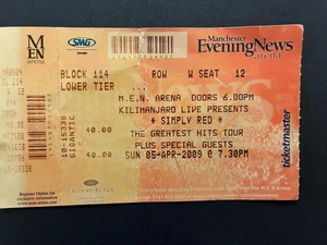 Simply Red Ticket 2009 - Picture 1 of 1