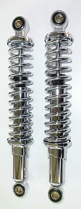 Shock Absorbers Pair Chrome 300mm Triple Adjustable Fits Puch, Hercules, KTM  - Picture 1 of 5