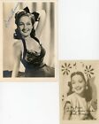 Dorothy Lamour--LOT OF 2--Vintage Fan Photographs