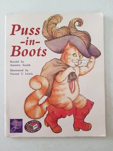 Libro de biblioteca PM - Juego púrpura D gato en botas 1998 PB Annette Smith cuento y juego - Imagen 1 de 6