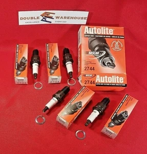 NOS Autolite 2744 Spark Plugs SET OF FOUR - Imagen 1 de 1