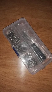 30 Sets Chicago Screw Rivets Silver ( w/screwdriver and hole punch) NEW - Picture 1 of 8