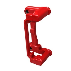 1997-2013 Corvette Brake Caliper Mounting Bracket Rear Red Powder Coat - Picture 1 of 3