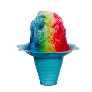 1000 Pack Snow Cone Flower Cups in 4 x MIXED COLOURS - 250MLS - SHAVED ICE SNO - Picture 1 of 11