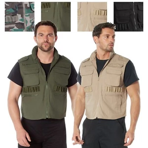 Military 8 Pocket Tactical Ranger Vest W/Hood - Picture 1 of 22