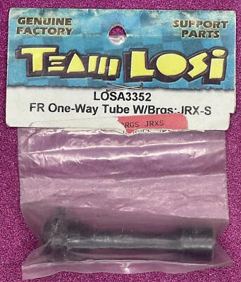 Team Losi JRXS Front One-Way Tube w/Bearings LOSA3352 A3352 3352 JRX-S Onroad - Image 1 of 2