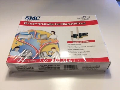 SMC Networks EZ Card 10/100 Mbps Fast Ethernet PCI Cards SMC 1255 Series - Image 1 of 4
