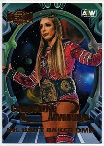 2022 Skybox Metal Universe AEW #CA-9 Britt Baker DMD Competitive Advantage 1:600