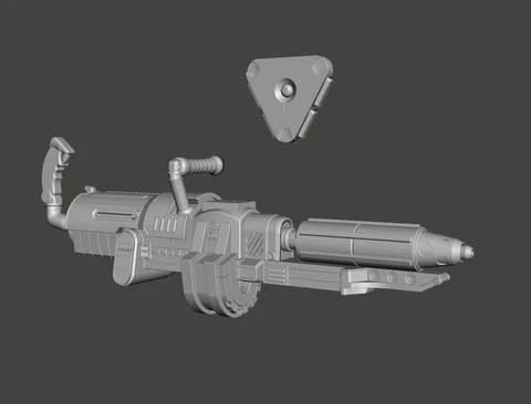 Star Wars Custom 3.75 Old Republic Trooper Rotary Cannon & Shield for Hasbro TVC Cover