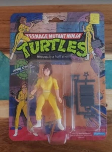 Tmnt Vintage 1988 April O'neil 10 Back (W Blue Strip) New In Package - Picture 1 of 14