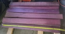 Purpleheart wood Rare Exotic Wood Blank Purple heart 40" X 3.5" X .25"