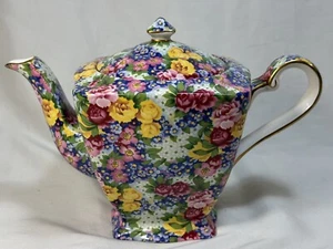 Royal Winton Grimwades Chintz 'Julia' 4-Cup 6.5 Inch TEAPOT 1995 England - Mint! - Picture 1 of 12