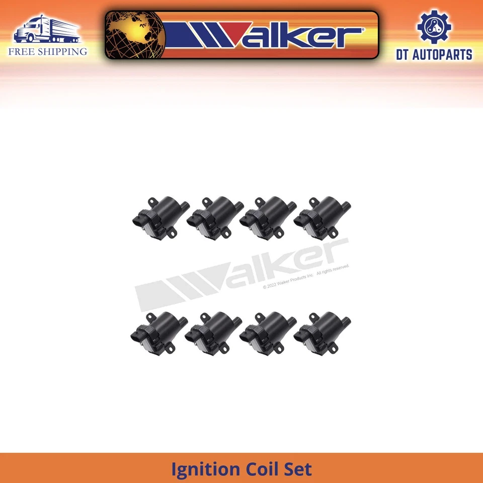 Juego de bobinas de encendido Walker 2004 2005 para Chevrolet Express 1500 2003-2007 5,3 L V8 Foto 1 de 4