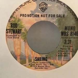 ROD  STEWART  45  SINGLE  vinyl  ,   SAILING    ( PROMO ) - Picture 1 of 2