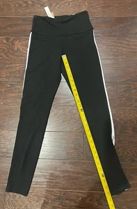 VICTORIA’S SECRET PINK HIGH WAIST FULL LENGTH Black Legging Women Size Small New - Picture 1 of 8