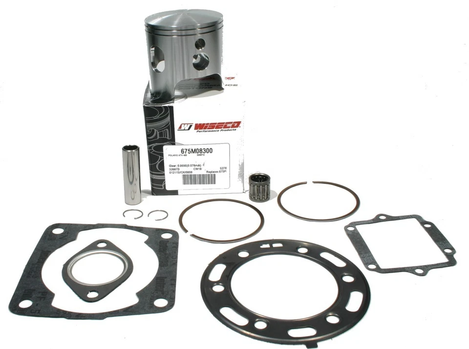 Polaris 400 Big Boss 6x6, 1994-1997, pistón Wiseco .010, juntas, cojinete - 400L Foto 1 de 1