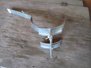 NOS 61 62 Corvette stamped steel coolant over flow tank bracket 3786788 - Picture 1 of 4