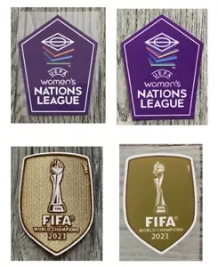 2023-24 UEFA Women Nations League/2023 FIFA WOMEN WORLD CHAMPIONS Patch - Picture 1 of 5