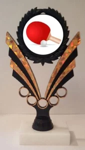 Table Tennis Trophy 7-1/4" Tall AS LOW AS $3.99 ea FREE SHIPPING T06N8 PING PONG - Picture 1 of 1