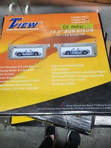 Tview T102sv  10" TFT LCD Car Sun Visor Monitor TAN  PASSENGER SIDE ONLY 