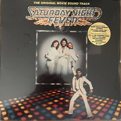 SEALED Saturday Night Fever RSO Records RS-2-4001 USA Hype Sticker LP MINT - Image 1 of 2