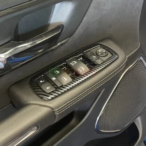For Ram 1500 2023 Carbon Car Window Control Panel Glass Lifter Switch Cover Trim - Bild 1 von 6