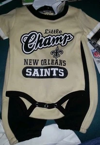 New Orleans Saints kids 12 months NWT by NFL team apparel 2 piece outfit & pants - Picture 1 of 7