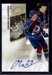 2022-23 Upper Deck SPX Oskar Olausson Rookie Auto Colorado Avalanche