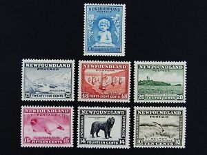 nystamps Canada Newfoundland Stamp # 192//199 Mint OG H   U2x982