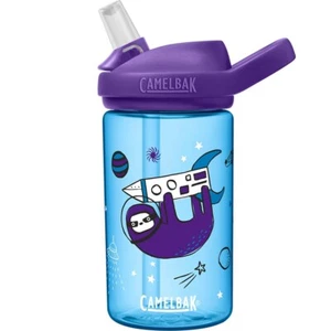 CamelBak Eddy + NUEVO Niños 400 ml Botella de Agua Libre de BPA - PEREZOSOS EN EL ESPACIO - Imagen 1 de 1