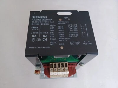 Siemens Transformator 4AV2400-2EB00-0A     Pri. 215...415V AC  /  Sec. 24V DC - Bild 1 von 4