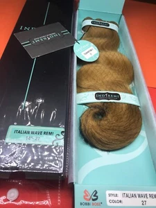 Tejido de cabello IndiRemi® virgen Remi_ITALIANO_WAVE_TEJIDO_14""_#27 - Imagen 1 de 4