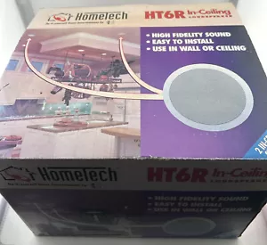 Hometech HT6R Visual Performance 6-1/2" 2-Way In-Ceiling Speakers - 2 Pack - Picture 1 of 6