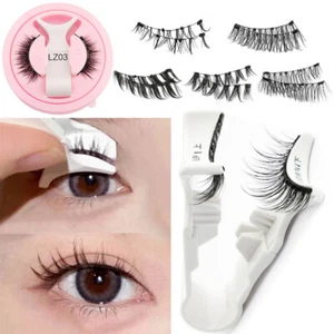 Professional Magnetic Eyelashes Fake False Lashes Set Kit + Applicator - Picture 1 of 28