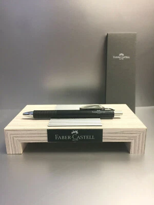 Faber Castell Kugelschreiber Essentio Black schwarz Leder ballpoint pen - Bild 1 von 4
