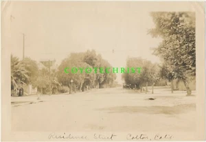 Original Foto COLTON CALIFORNIA Residence Street SAN BERNARDINO von 1910 Antik - Bild 1 von 3
