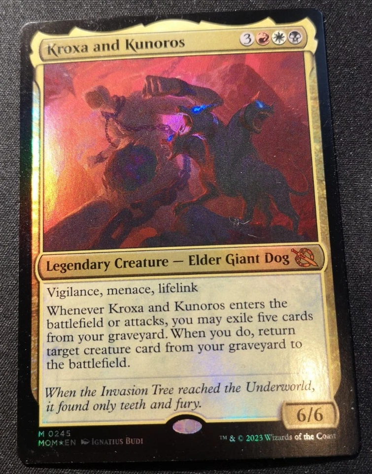 Kroxa And Kunoros - Foil - MOM - MTG - EN - NM - 0245 - Image 1 of 1