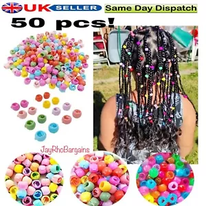 50pcs Mini Plastic Hair Claw Clips Grips For Womens Girls Candy Colour Beads - Picture 1 of 17