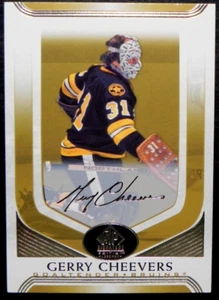 2020-21 20/21 SP Signatures Edition Legends Gold Foil #14 Gerry Cheevers Bruins - Picture 1 of 2