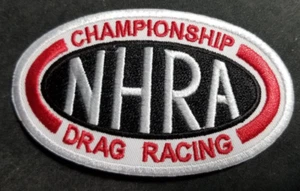 Embroidered NHRA Championship Drag Racing Patch approx 2.25x3.75" - Picture 1 of 2
