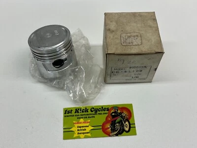 Pistón de gran tamaño Honda NOS CB100 CL100 CL100S SL100 XL100 1.00 13105-107-760 Foto 1 de 4