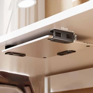 Under Desk Laptop Holder Mount Tablet Mounting Brackets for Home Office - Afbeelding 1 van 6