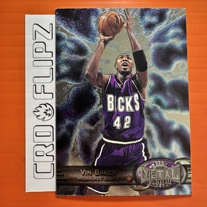 Skybox Metal Universe Vin Baker #11 Milwaukee Bucks 1997-98 - Imagen 1 de 2