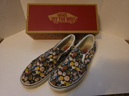 Scarpe Vans Peanuts Charlie Brown And The Gang da uomo taglia 10 5 rare