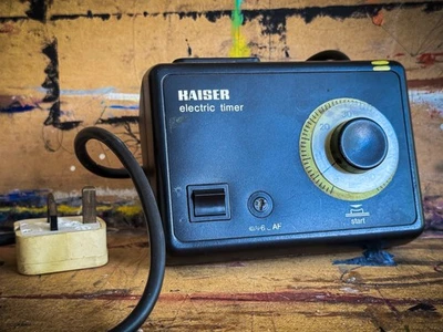 Timer camera oscura laboratorio fotografico esposizione elettronica Kaiser vintage testato 4030 4312 - Immagine 1 di 3