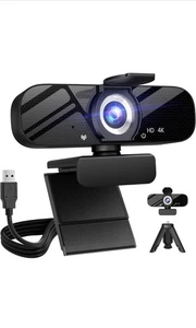 Kamera internetowa Tewiky HD 4K z mikrofonem kamera USB komputer kamera internetowa - Zdjęcie 1 z 1
