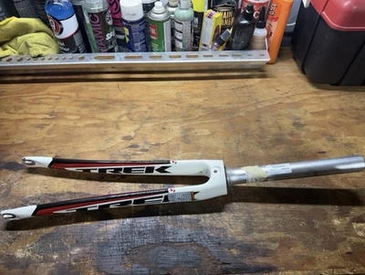 Trek Bontrager Race Lite Carbon Road Bike Fork 1 1/8" Rim Brake 700c Madone - Image 1 of 4