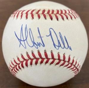 ALBERT BELLE AUTOGRAPHED/SIGNED OFFICIAL AL BASEBALL NO CERT READ DESC - Picture 1 of 8