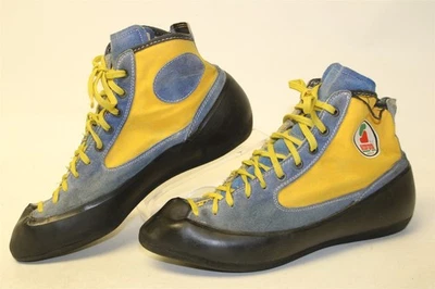 Botas de escalada Scarpa Asolo VINTAGE RARAS Rock Star feitas na Itália masculinas 44.5 11 - Imagem 1 de 4